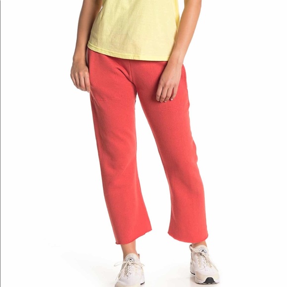 Free People Movement Red Reyes Crop Sweatpants - Picture 9 of 10